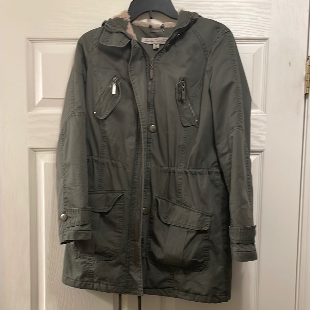 Women's Green Hooded Jacket
